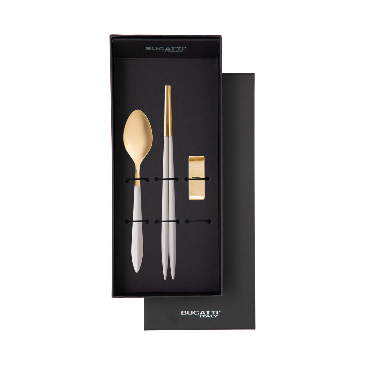 CASA BUGATTI--ARES GOLD ASIAN FOOD SET3