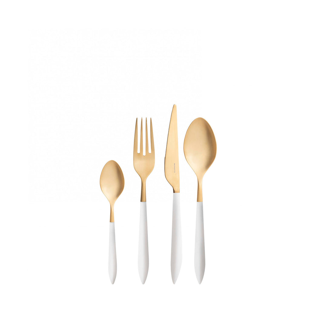 CASA BUGATTI--ARES GOLD CUTELY SET4