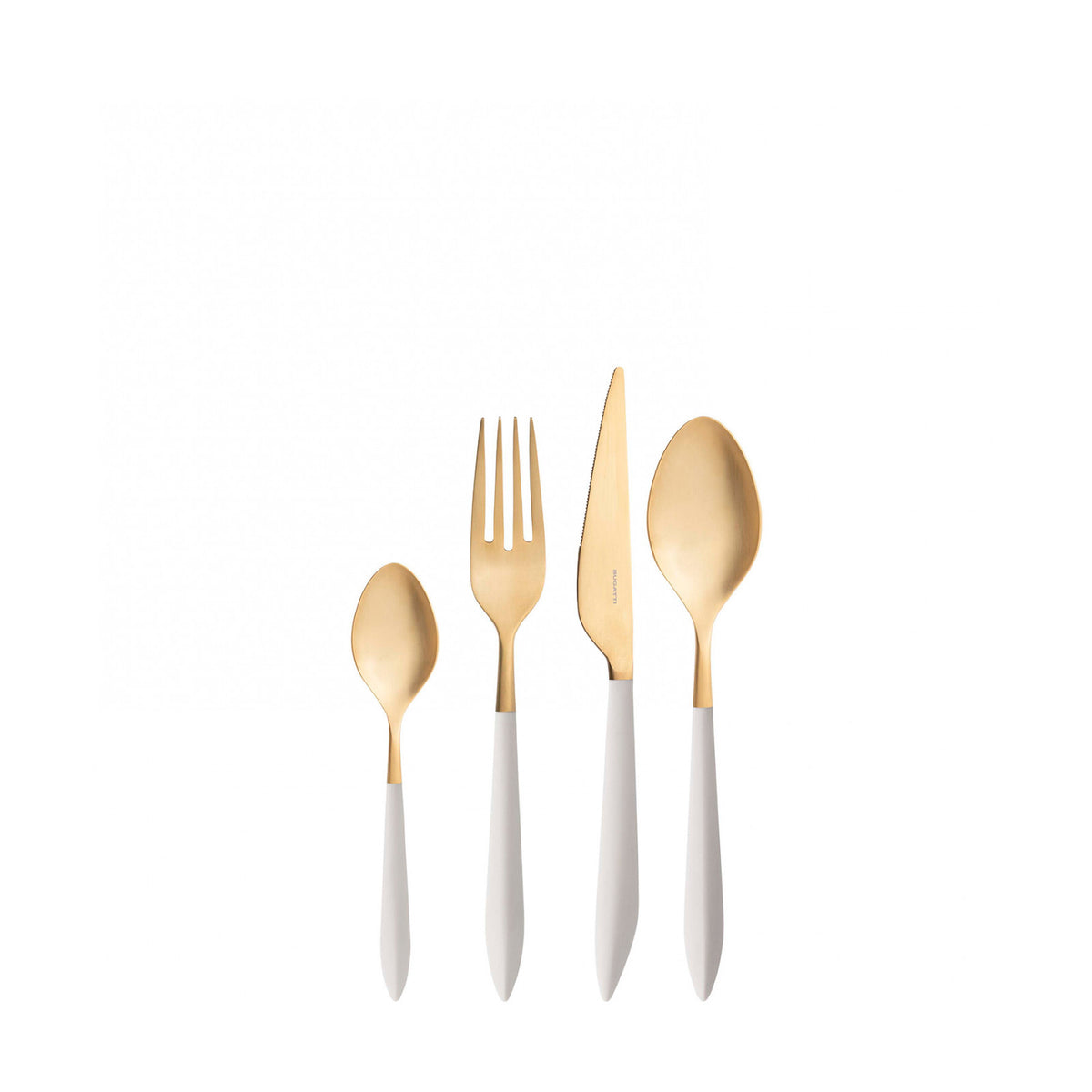 CASA BUGATTI--ARES GOLD CUTELY SET4